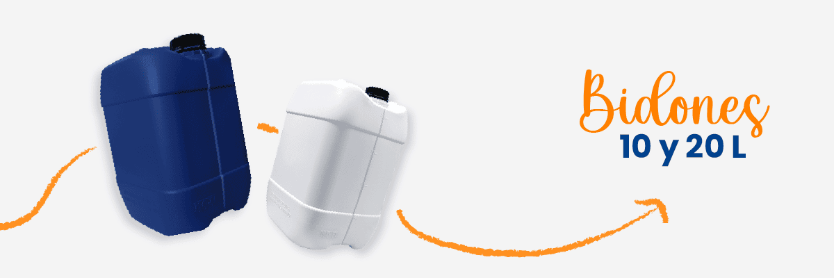 Conoce nuestros bidones de 10 y 20 litros
